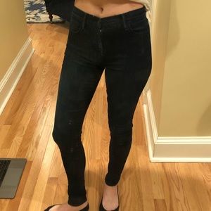 J Brand Maria Jean in Darkness Size 24